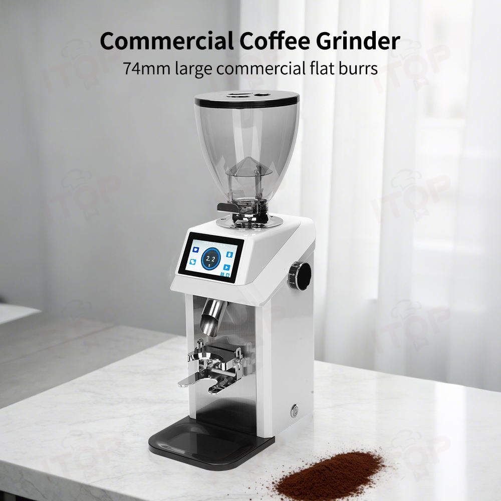 เครื่องบดกาแฟเอสเพรสโซไฟฟ้า IT - Coffee Grinder Burr Flat บทวิจารณ์และราคา