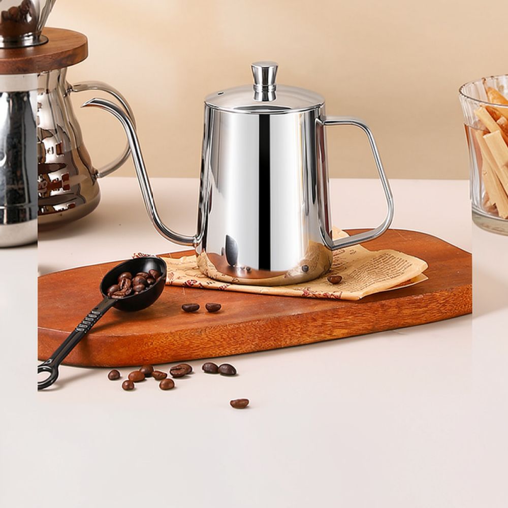 กาต้มกาแฟสแตนเลสสตีลแบบกัวสเนค - Coffee Equipment Pour Over บทวิจารณ์และราคา