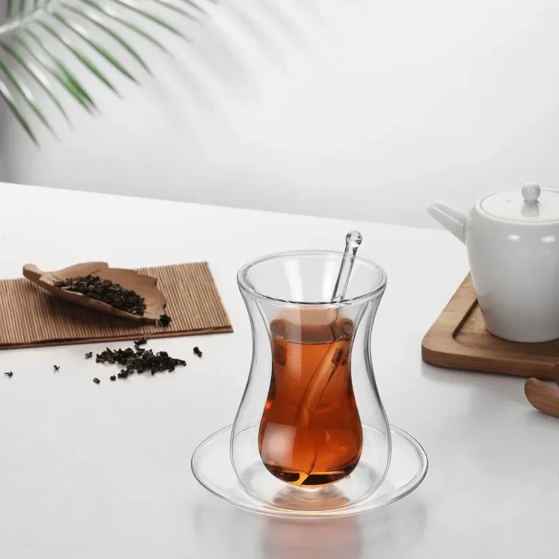 ชุดถ้วยชาพร้อมจานรองและช้อนชาส - Espresso Shot Glass บทวิจารณ์และราคา