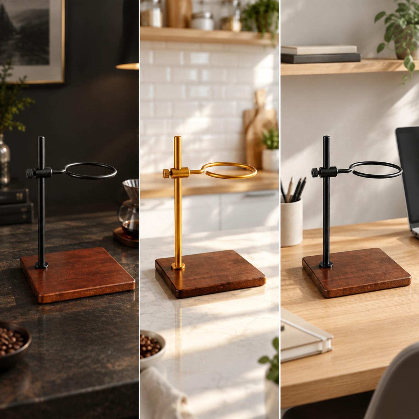 ขาตั้งดริปกาแฟไม้ปรับระดับได้  - Coffee Equipment Pour Over บทวิจารณ์และราคา
