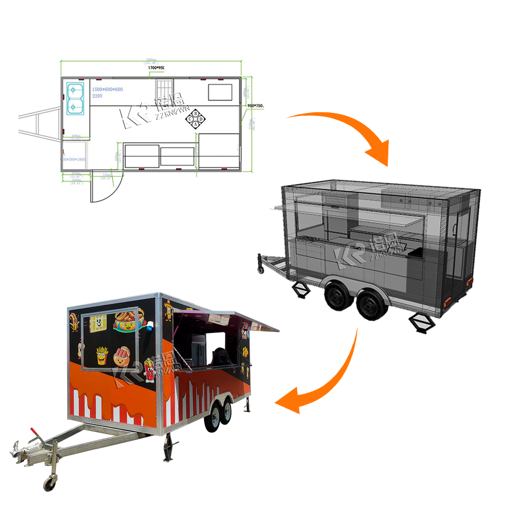 อุปกรณ์สำหรับทำอาหารแบบปรับขนา - Coffee Van Equipment บทวิจารณ์และราคา