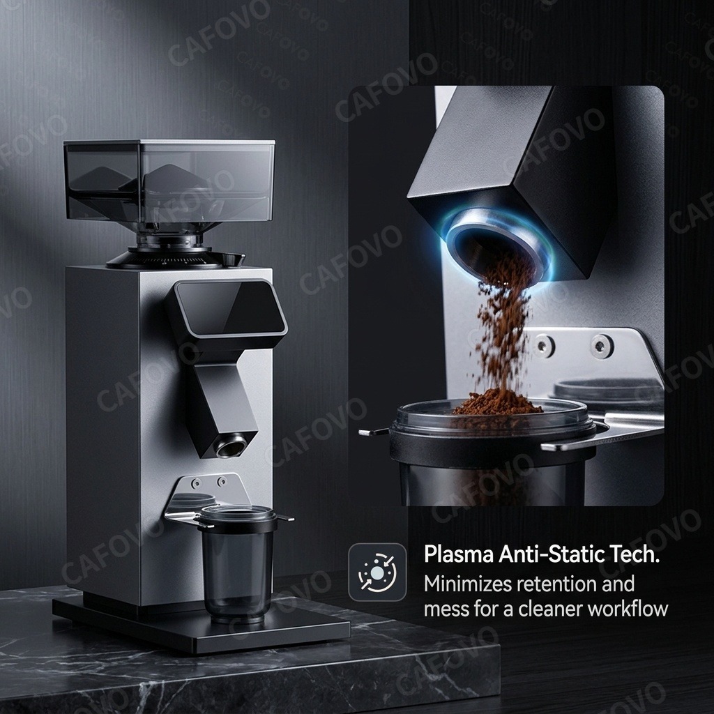CAFOVO G964F เครื่องบดกาแฟแบบต - Coffee Grinder Burr Flat บทวิจารณ์และราคา